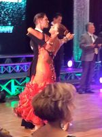 Michele Adams Dancing Foxtrot for Ballroom Competition